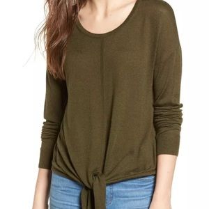 Madewell Front Tie Sweater